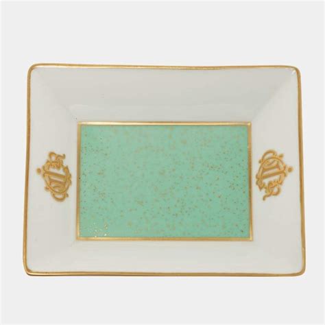 dior trinket tray|Trinket Tray White Limoges Porcelain with Multicolor Dior .